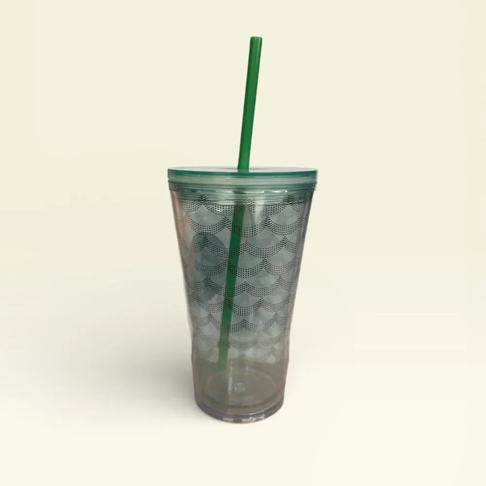 Starbucks Mermaid Scale Cold Cup Grande Tumbler NEW